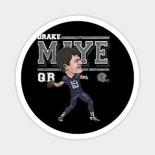 Drake Maye New England Cartoon Magnet